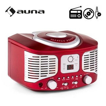 Радио/CD-плеер RETRO Auna RCD320 FM AUX MP3