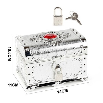 Многофункциональный пиратский сундук Adventure Treasure Chest с призами, серебро