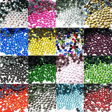 Termo Dżety Cyrkonie Kryształki Żółty 2mm 300szt