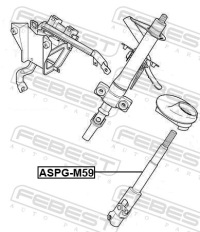 фото thumb №4, Wał привідний нижній febest aspg-m59