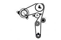 фото thumb №2, Комплект - набір ремінь розподільного валу skf 55212159 55192