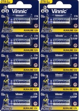 10 аккумуляторов 12 В VINNIC L828 27A A27 MN27 828