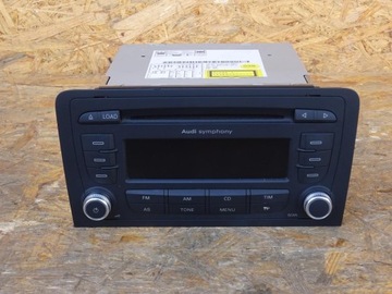 фото thumb №1, Audi a3 8p рестайлінг 08-12 радіопрогравач радіо cd symphony 2din код 8p0035195m