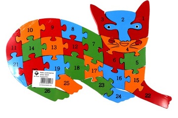 Развивающий пазл деревянный Пазл PATTERN 11 26 деталей