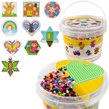 KORALIKI DO PRASOWANIA IRON BEADS + SZABLONY 5000