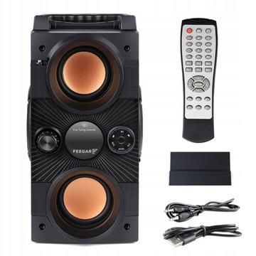 PRZENOŚNY GŁOŚNIK BLUETOOTH MOCNA BATERIA RADIO FM