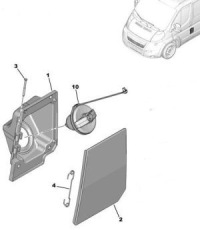 фото thumb №5, Peugeot boxer шарова опора кришка кришка заливної пального