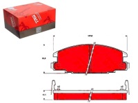 фото thumb №1, Тормозные колодки тормозные opel перед frontera isuzu trw