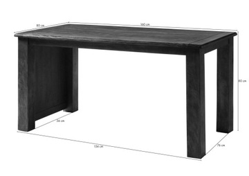 Офисный стол Wood LOFT Mango RAILWAY office