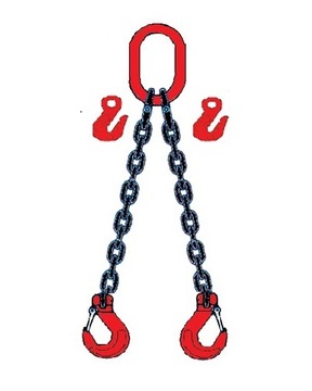 Zawiesie łańcuchowe kl 8 2-cięgn. 2T dł.2m.HŁSK