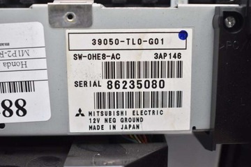 фото thumb №6, Радио радиопроигрыватель cd aux 39050-tl0-g01 honda accord 8 viii 07-11