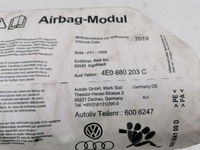 фото thumb №8, Audi a8 s8 d3 4e 2004 повітряна подушка подушка безпеки пасажира