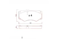 Купить Тормозные колодки тормозные zimmermann 14201420 44201420 3420, фото thumb