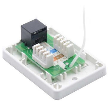 СЕТЕВАЯ РОЗЕТКА RJ45 RJ-45 8P8C CAT5E ИНТЕРНЕТ