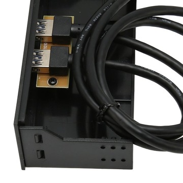 5,25-дюймовая передняя панель, 2 порта USB, оптический привод, USB 3.0–19 на передней панели