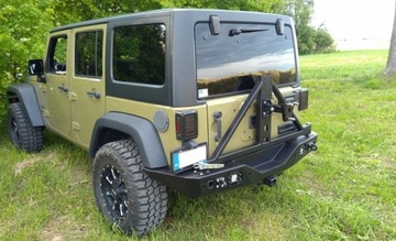 фото thumb №14, Jeep wrangler jk бампер сталевий зад задній rtech