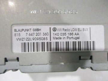 фото thumb №6, Радио cd радиопроигрыватель vw passat b7 golf vi 1k0035186aa