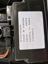 фото thumb №6, Vokswagen passat b6 решётки решётка обдув задняя рамка 3c0819203 3c0819203