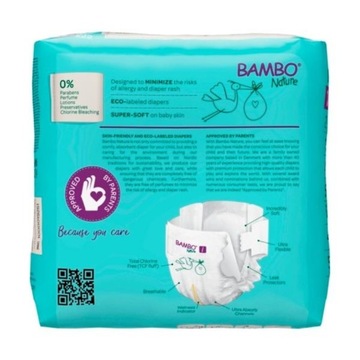 Подгузники Bambo Nature 1 для новорожденных 2-4кг, 22 шт.