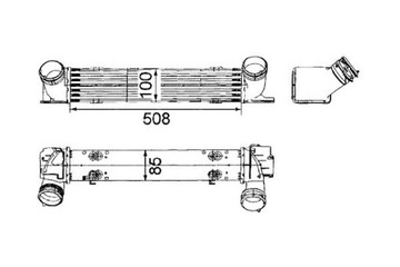фото thumb №11, Радиаторов интеркулер bmw 1 e81/3 e90 04 nrf 30797 радиаторов воздуха