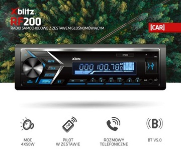 Xblitz RF200 Bluetooth-радио USB AUX OPEL CORSA C
