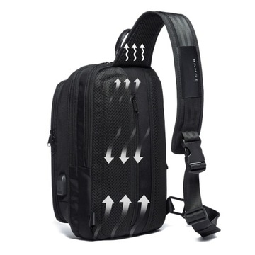 Moda МУЖСКАЯ НАСТЕННАЯ СУМКА, РЮКЗАК USB