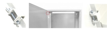 монтажная пластина металлического корпуса TPR-8BW v3 шкаф 700x500x200 70x50x20