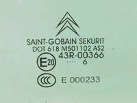 фото thumb №6, Citroen c6 2.7 hdi 07r скло двері лівий задня клеєна двошарова