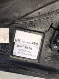 Зеркало правое 5 pin opel astra h 5d 13312948 с Разборки, фото thumb