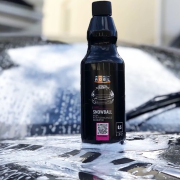 ADBL CareMitt rękawica z mikrofibry SNOWBALL szampon 1L do mycia samochodu