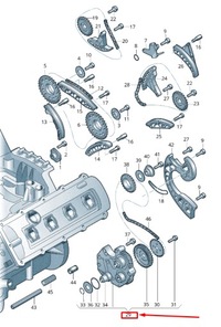 фото thumb №1, Audi q7 4l двигун розподільний chain plate 057109359h