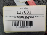 фото thumb №13, Крышка зад багажника kia sportage iv комплектная