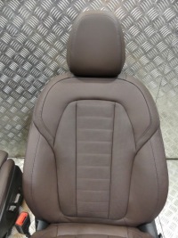 фото thumb №14, Bmw x4 g02 оббивка сидіння заднє сидіння обшивки vernasca mokka вентиляція 15 km