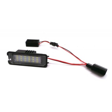 фото thumb №11, Vw polo лампочки номерного знака регистрационный led 2x650lm