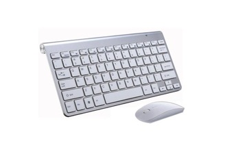 Серебристый комплект клавиатуры и мыши Zenwire