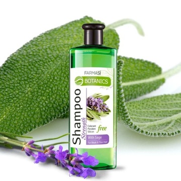 Farmasi Botanics Shampoo Sage Szampon wzmacniający włosy z szałwią - 500ml