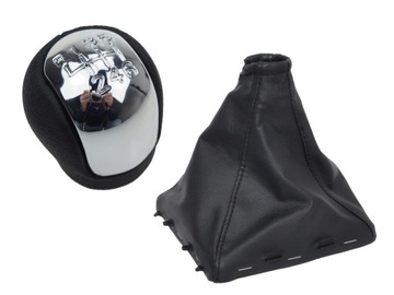 фото thumb №1, Ручка зміни коробки передач 6 шкіра + чохол do opel vectra c signum