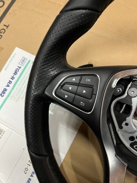 фото thumb №6, Mercedes gla w156 cla w117 руль кожа чёрная