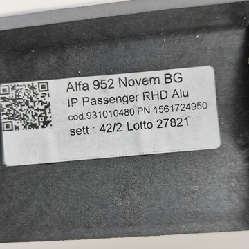 фото thumb №7, Alfa romeo giulia 2023 рамка бардачка панели распределительной