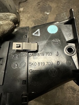 фото thumb №4, Vw golf vi 6 ґрати повітропровід 5k0819728m 5k0819703j 5k0819710d комплект