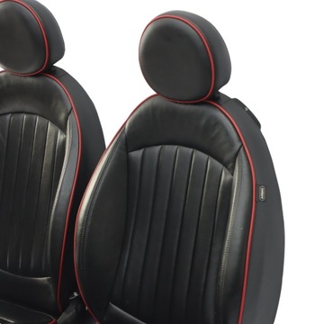 фото thumb №13, Mini r56 jcw комплект сидений gp2 подогрев кожа чёрная championship red