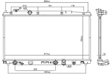 фото thumb №14, Радиаторов двигателя nissens 681374 19010rb1901