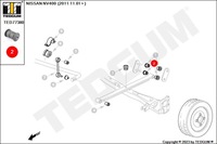 фото thumb №7, Втулка ресора renault t. master 10- задня нижня, do ресора