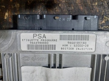 фото thumb №8, Блок управления двигателя peugeot 307 1.4 9646988880 9646185180