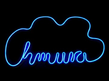 NCLOUVER НЕОНОВЫЕ СВЕТОДИОДНЫЕ ОБЛАКА СИМВОЛ 500x256мм