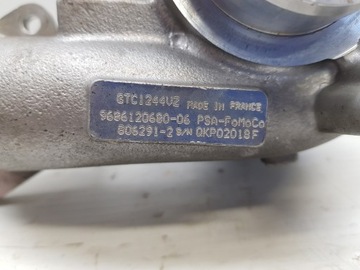 фото thumb №8, Турбонагнітач 9686120680 gtc1244vz 1.6 hdi tdci psa ford volvo 80677 km