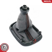 фото thumb №16, Ручка зміни кпп / коробка передач чохол audi a6 c5 97- s-line 4b0863279a червона nić