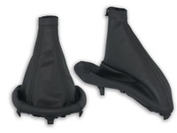 фото thumb №1, Alfa romeo 147 2000-2004 комплект чехлы рычага czarna кожа i нити