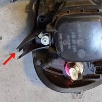 Лампа фара лівий mercedes ml w163 hella 22315500l Київ, фото thumb