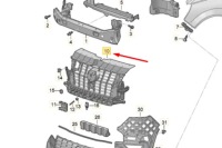 фото thumb №7, Vw transporter vi t6 element утримуючий середина передній новий оригінальний
